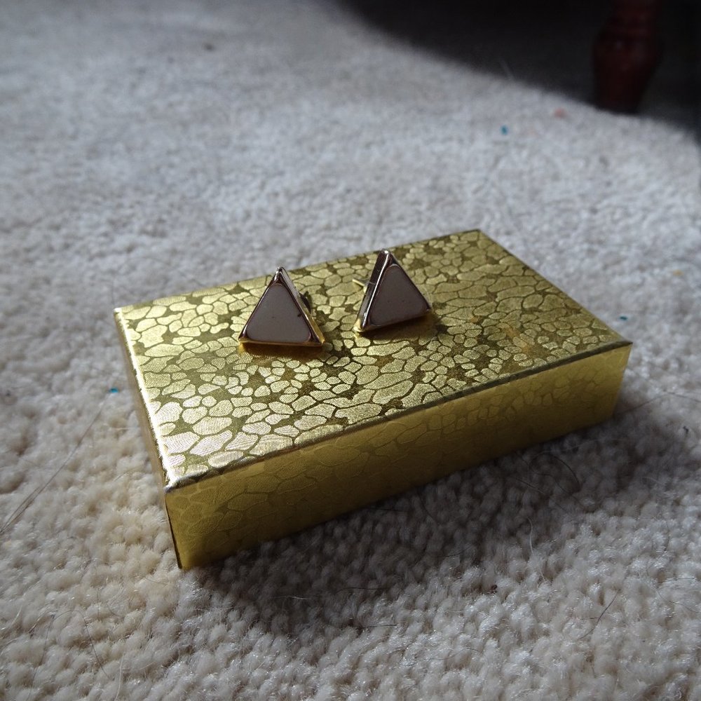 triangle earrings